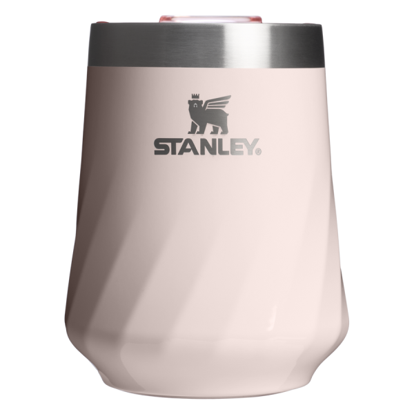 The Textured Reserve Wine Tumbler | 11 OZ - Rose Quartz Gloss