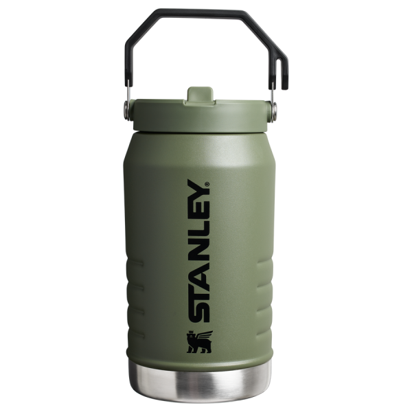 The IceFlow™ Flip Straw Jug | 64 OZ - Dried Pine