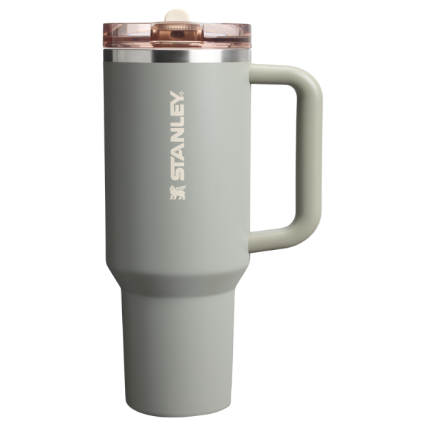 The Quencher ProTour Flip Straw Tumbler | 40 OZ - Sage Grey
