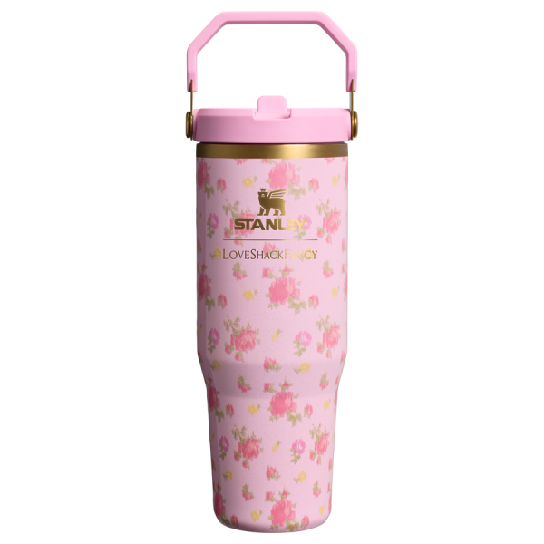 Stanley 1913 x LoveShackFancy IceFlow™ Flip Straw Tumbler | 30 OZ - Ibiza Sunset