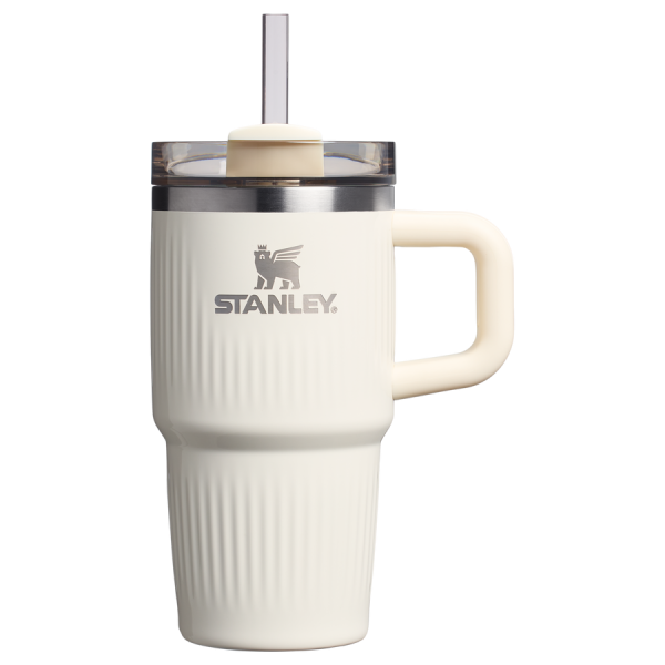 The Quencher® H2.0 Fluted Tumbler with Handle | 20 OZ - Cream Gloss