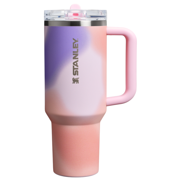 The New Frequency Quencher ProTour Flip Straw Tumbler | 40 OZ - Rose Petal Motion