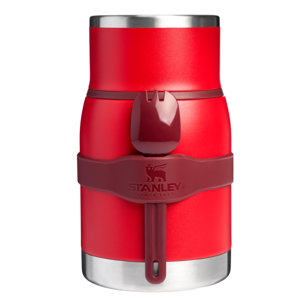 Adventure To-Go Food Jar + Spork | 24 OZ - Chili Red