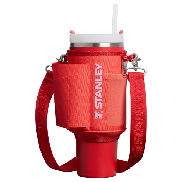 The All Day 40 OZ Quencher Carry-All - Hot Coral