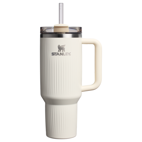 The Quencher® H2.0 Fluted Tumbler  | 40 OZ - Cream Gloss