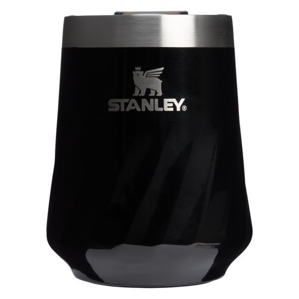The Textured Reserve Wine Tumbler | 11 OZ - Black Gloss