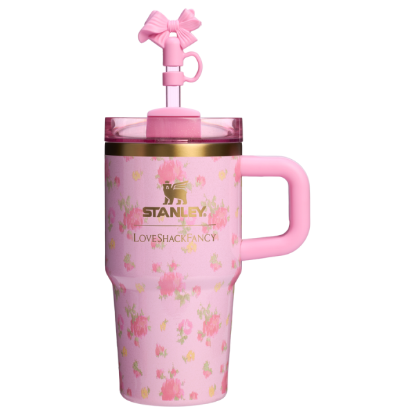 Stanley 1913 x LoveShackFancy Quencher H2.O FlowState™ Tumbler with Handle | 20 OZ - Ibiza Sunset