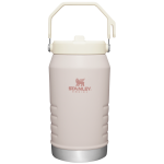 The IceFlow™ Flip Straw Jug | 64 OZ - Rose Quartz