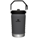 The IceFlow™ Flip Straw Jug | 40 OZ - Charcoal