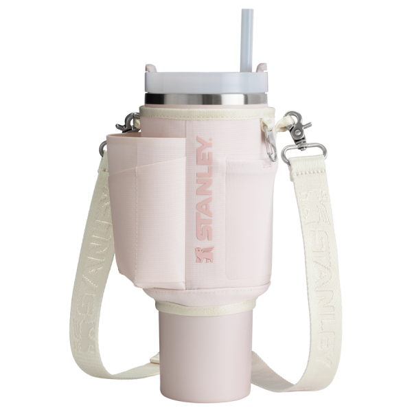 The All Day 40 OZ Quencher Carry-All - Rose Quartz