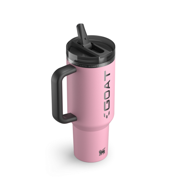 The Messi x Stanley Quencher ProTour Flip Straw Tumbler | 40 OZ - Messi GOAT Pink