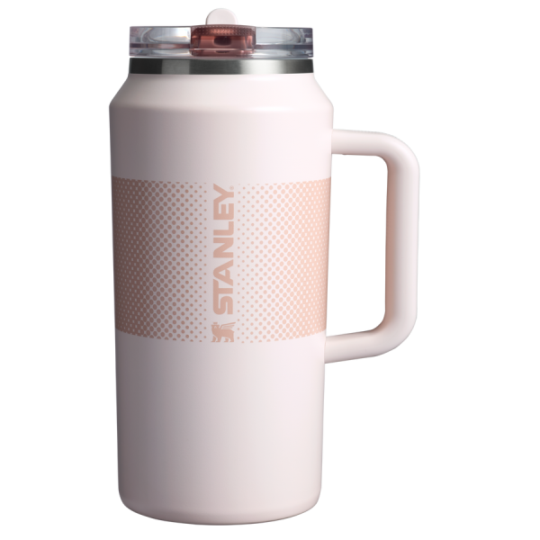 The Quencher ProTour Flip Straw Tumbler | 64 OZ - Rose Quartz Fade