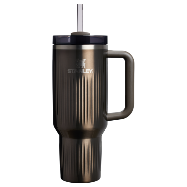The Quencher® H2.0 Fluted Tumbler  | 40 OZ - Gunmetal Shine
