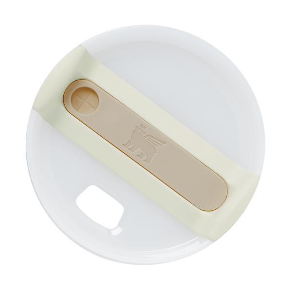 The Quencher H2.O FlowState™ Tumbler Lid | 20 OZ to 30 OZ - Milky White
