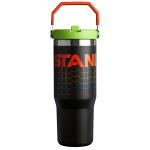 The IceFlow™ Flip Straw Tumbler | 30 OZ - Black Reverb